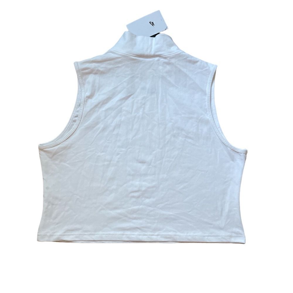 NIKE WMNS SLEEVELESS MOCK TOP WHITE SIZE XL - Picture 7 of 9